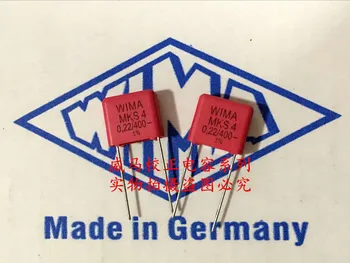 10pcs/20pcs Nemčiji WIMA kondenzator MKS4 400V0.22UF 400V224 220n P: 10 mm Audio kondenzator