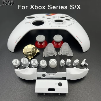 JCD Za Xbox Serije X-Ov Krmilnik Ohišje Lupino Faceplate Kritje LT RT ABXY Gumbi LB RB Thumbstick Pokrov Baterije