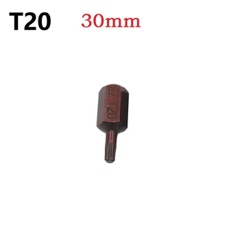 2023 Torx Star izvijače 30mm & 75 mm Hex Kolenom T20/T25/T30/T40/T45/T50/T55 Vpliv Voznik Magnetni Anti Slip Električni Hex