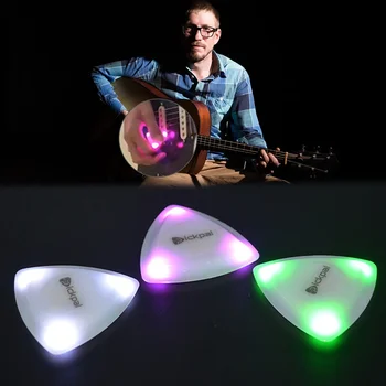 Kitara Dotik Svetlobna Pick z Visoko Občutljivostjo LED Luči, Strunami Instrument, Peresom Non-Slip za Bas Električni Guitarists