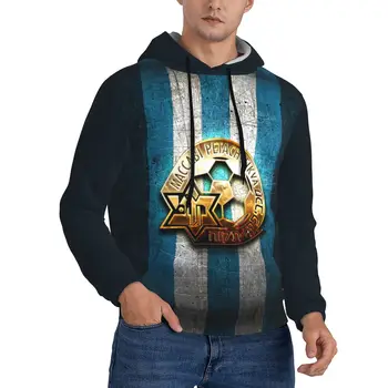 Izrael Maccabi Petah Tikva Fc Moške hooded natisnjeni hooded ulica priložnostne prostem dihanje puloverju