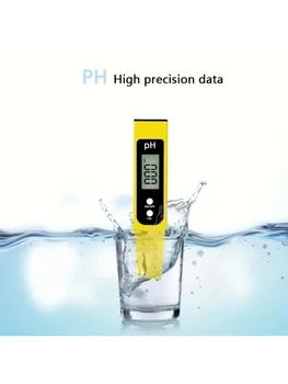 1pc PH Vrednost Testiranje Pero PH tester z 0.01 natančnost Kislost Prenosni Merilnik pH Meter Kakovosti Vode Spremlja Obseg 0-14 let.0 ph