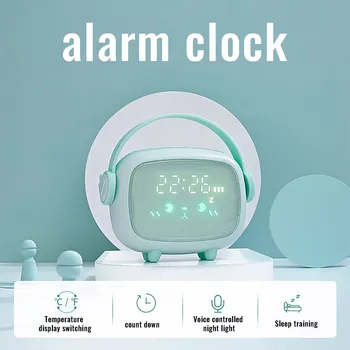 Čas Angel Alarm Elektronski Majhen Alarm Ura Led Digitalna Otrok Časovnik Visoko Razsvetljavo Elektronske Ure Reloj De Pared