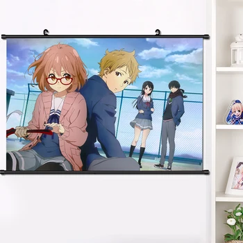 Anime Kyoukai ne Kanata Ninomiya Shizuku Steno, se Pomaknite Plakat Steni Visi Zidana Doma Dekor Zbirka Art Sliko Plakata 40x60cm