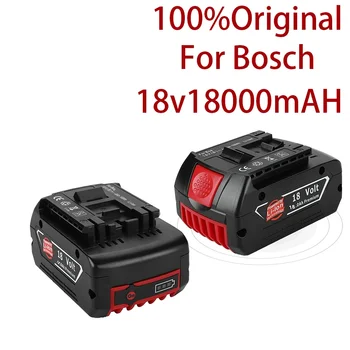 2023 18V 18000mah Akumulatorska Baterija Za Bosch 18V Akumulator, 6.0 Prenosni Zamenjava Za Bosch BAT609 lučka