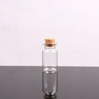 2024 Novih Malih Stekleničkah s Plute Zamaški Drobne Vial Majhne Jasno Steklene Kozarce Pokrovi za Shranjevanje