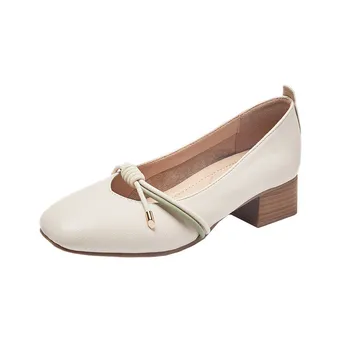 Mori ženske slog eno čevlji za ženske poletje 2021 pravljice veter s močen pete zajemalko čevlji z krilo Mary Jane čevlji