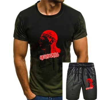 Oblikovanje Honduras Ki Indio Rojo Tshirt Moški Pismo Ženske Majice Fitnes Kratek Rokav