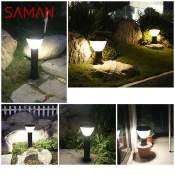 SAMAN Sodobne Prostem Sončne Vrtne Svetilke Svetilke LED Nepremočljiva Teraso Vrt Svetlobe za Domači Verandi Villa