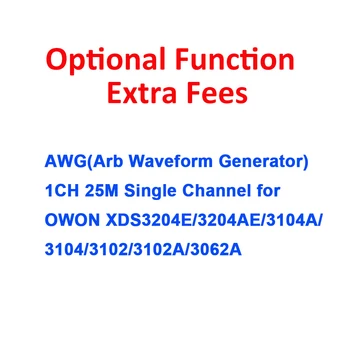 OWON možnosti Dodatne Funkcije AWG 1CH 25M Arb Valovno Generator za XDS3204E razširljiv odprtokoden
