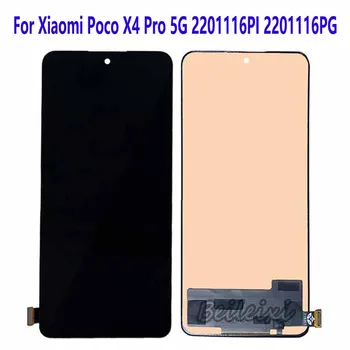 Za Xiaomi Poco X4 Pro 5G 2201116PG 2201116PI LCD-Zaslon, Zaslon na Dotik, Računalnike Zbora Za Xiaomi Poco X4 Pro 5G