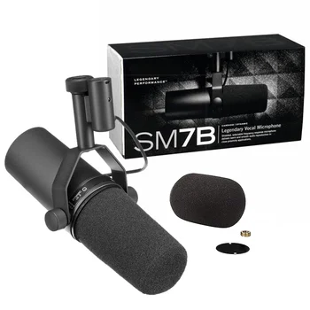 SM7B Strokovno Vokalni Dinamični Mikrofon za Studio Snemanje Oddajanja Podcasting Pretakanje s Široko Paleto Frekvenca SM7B