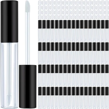 100 Kos Plastike Lip Gloss Posode Jasno, Mini Vžigalnike Balzam Za Ustnice Sijaj Posode, Steklenice
