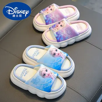 Disney Nova dekleta zamrznjene Princesa copate sandali princesa otroci mehko čevlji Evropi velikost 21-30