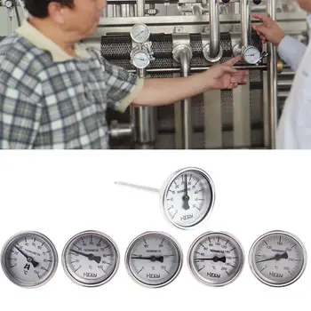 50/100/150/200/300℃ Bi-kovinski Termometer Kovinski nadzorovanja Temperature Merilnik za Plinovod Industrijsko Uporabo