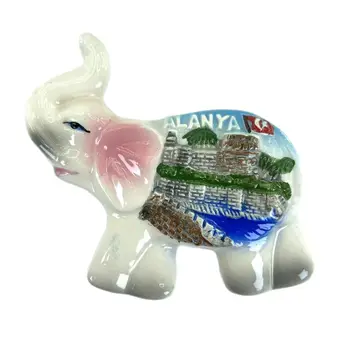 Alanya Turčija Hladilnik Magnet Spominek Elephant Travel Memorial Magnetni Hladilnik Nalepke Darilo Dom Dekoracija Dodatna Oprema