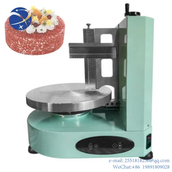 YYHC komercialne samodejno torto glazura zaledenitve prevleko stroj rotacijski gramofoni, da okrasite pecivo