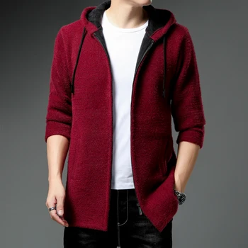 2023 Jesen/Zima moški pulover Modne pletene cardigan za moške, visoke kakovosti pulover korejski športna jakna za moške zadrgo pulover 28