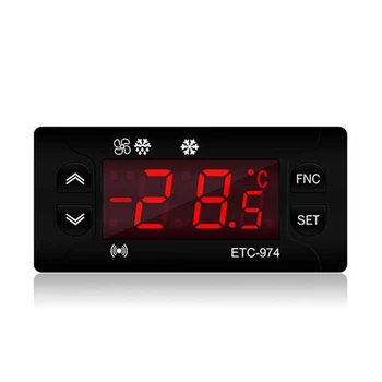 ITD-974 Mini Temperaturni Regulator Hladilnik, Termostat Regulator Thermoregulator Termočlen NTC Dvojni Senzor