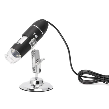 1600X Povečava Endoskop 8 LED svetilka s Kovinsko Nastavljivo Stojalo Prenosni