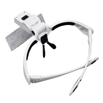 Roke, vgrajenih v Glavo Očala z LED za Zaprite Delo Nakit Delo Dropship