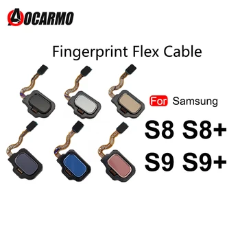 Aocarmo Prstnih Senzor Gumb Domov Flex Kabel za Samsung Galaxy S8 S9 Plus S8+ SM-G960 G965 G960F G965F Nadomestni Del
