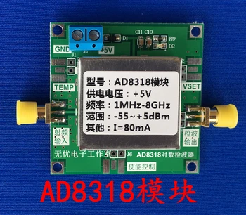 AD8318 Modul RF Moči Meter Logaritmično Detektor Moč Zaznavanja (1-8000MHz)