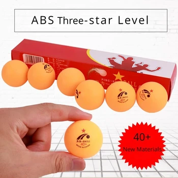 6Pcs/Box Ping Pong Žogice za Namizni Tenis Žogo Konkurence Usposabljanje Kroglice 40 mm Zabava Novih Materialov Visoke Elastičnosti Kakovosti
