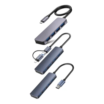 4 in1 Več Kabel USB Multi Kabel z ukazom C Vrata za Telefone