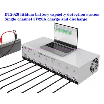 8-kanalni 20A tester za baterije/litij-zmogljivost baterije popravila izravnalna notranje upornosti merilnika popravila DT2020