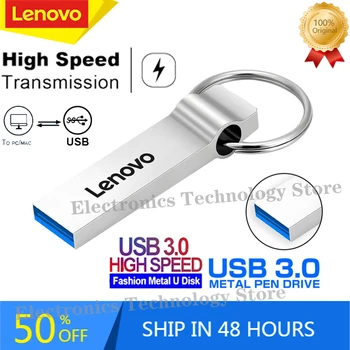 2024 NOVI LENOVO USB 3.0, Mini U Disk Prvotne Flash Disk, Pogon Pero OTG Visoko Hitrost Kovinski SSD Pogon Pero Velike Zmogljivosti na Debelo