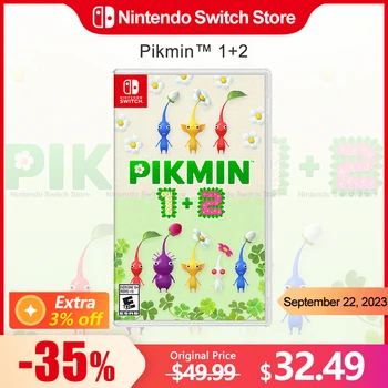 Pikmin 1+2 Nintendo Stikalo Igro Ukvarja 100% Prvotne Uradni Telesno Igro Sim Strategijo Ukrepanja Žanr za Preklop OLED Lite