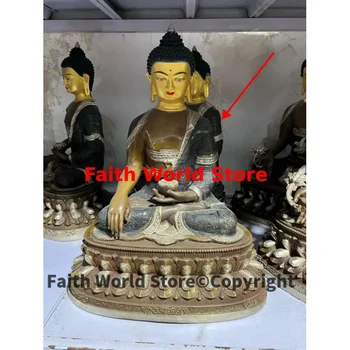 2024 AISA Tantrični Budizem Farmacevta Buda Šakjamuni Blagoslovi zdravje, varnost, srečo BAKER Budistični Tempelj dvorani Častili Veliko 42cm