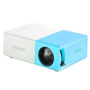 Majhen Projektor HD Projektorji Za Zunanjo 1080P Brezžični Video Projektor Za Domači Kino Film Modra In Bela