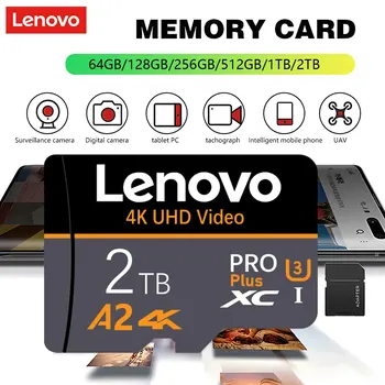 100% Prvotne Lenovo Mikro TF Kartico SD 2TB Visoka Hitrost Pomnilniški Kartici 128gb za Pomnilniško Kartico SD Flash Card Za Kamero Telefona Free Shiping