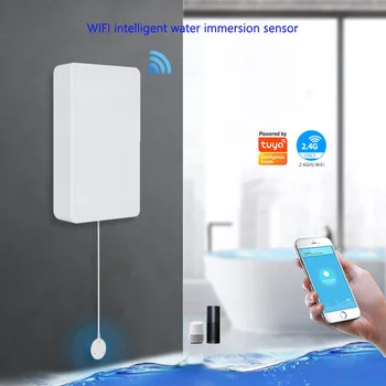 Natančno Prepuščanje Vode Flood Detector Tuya Smart WiFi Zigbee Brezžičnih Senzorskih Izliva Vode Opozorilo Se Lahko poveže z Manipulatorjem