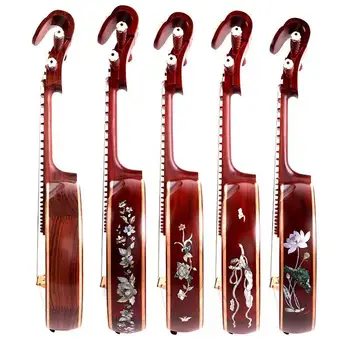 Kitajski Tradicionalni 4 Strune Lutnje Glasbeni Instrument Zhongruan Fazi Delovanja Strokovnih Glasbenih Instrumentov