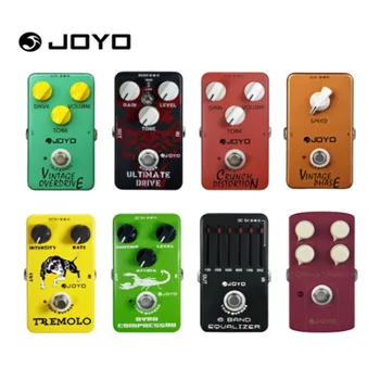 JOYO JF-01 JF-02 kitara Učinek Pedal Overdrive / Zadnji Pogon / Crunch Izkrivljanje / Faza / Tremolo / Kompresor / 6-Band EQ